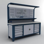 ARBEIDSBENK 225 CM RAL5005\7040