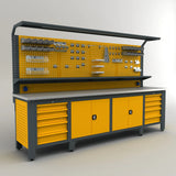 ARBEIDSBENK 310 CM RAL7011/7016