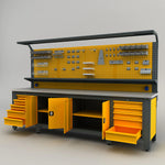ARBEIDSBENK 310 CM RAL7011/7016